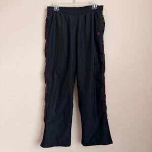 Champion Black Pants with Pink Accents